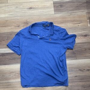 Polo by Ralph Lauren Men's Classic Blue Polo Shirt